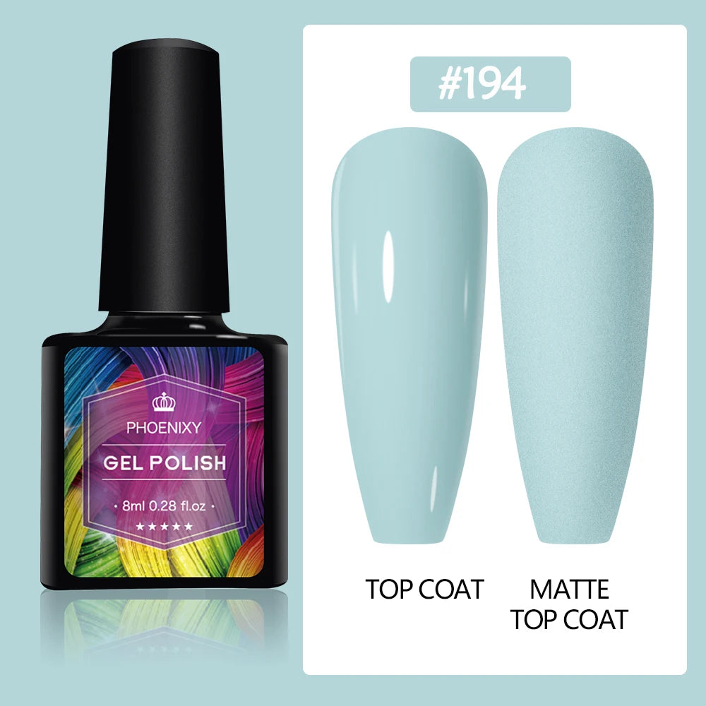 UV LED Gel Nail Polish 70 Colors Glitter 7ml