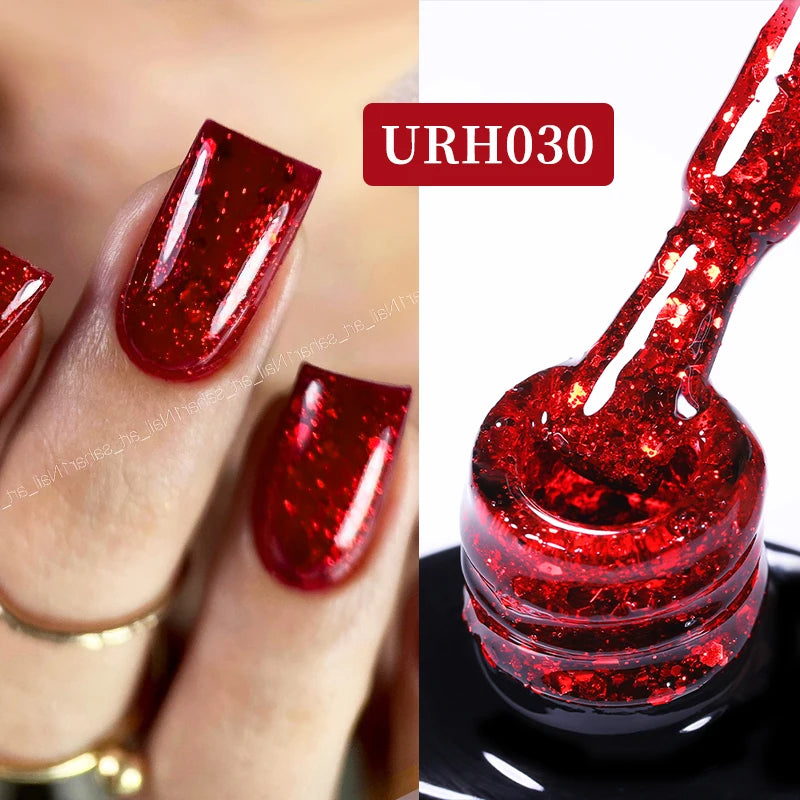 UR SUGAR 7ml Glass Bottle Color Gel Nail Polish Semi-permanent