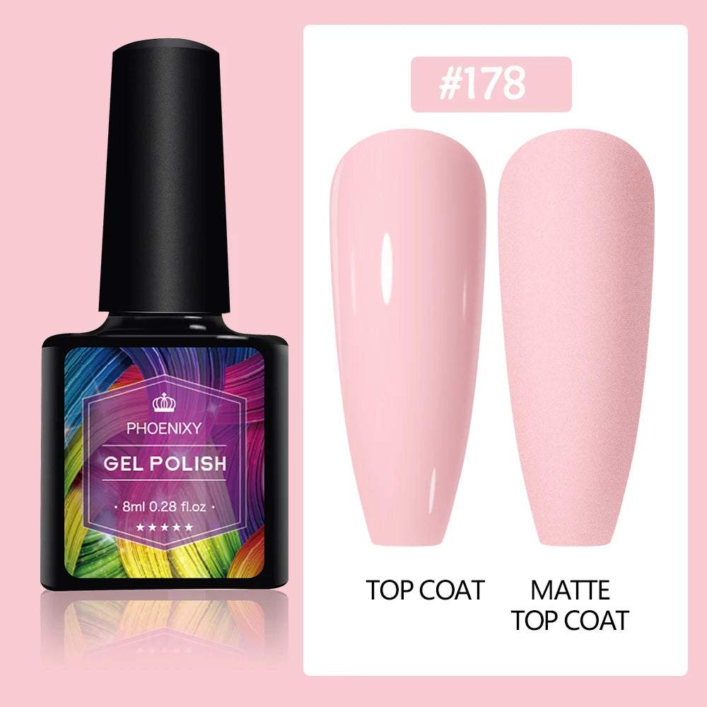 UV LED Gel Nail Polish 70 Colors Glitter 7ml