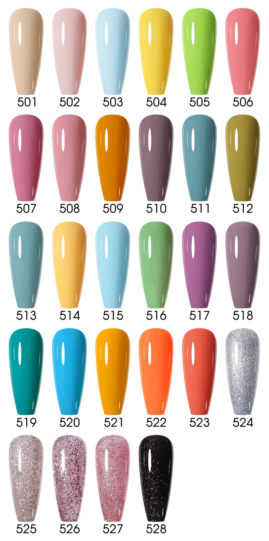 NAILCO 15ml Translucent Gel Nail Polish Semi-permanent Varnish