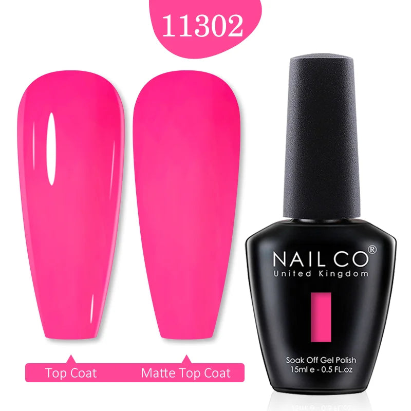 NAILCO 15ml Transparent Nude Color Series Jelly Gel Nail Polish