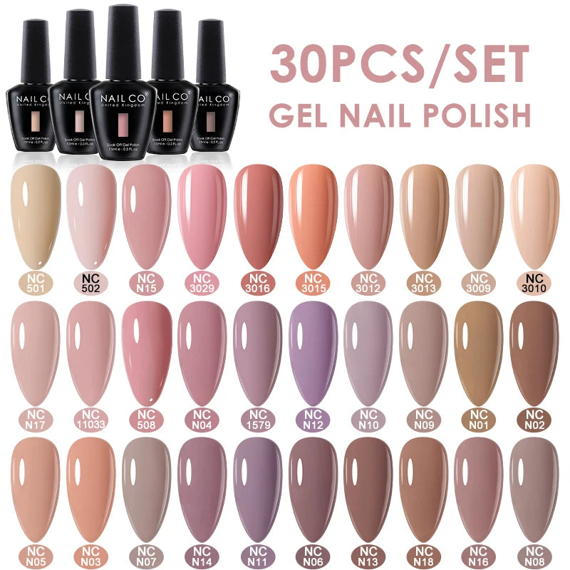 NAILCO 15ml 20/30pcs Gel Nail Polish Set