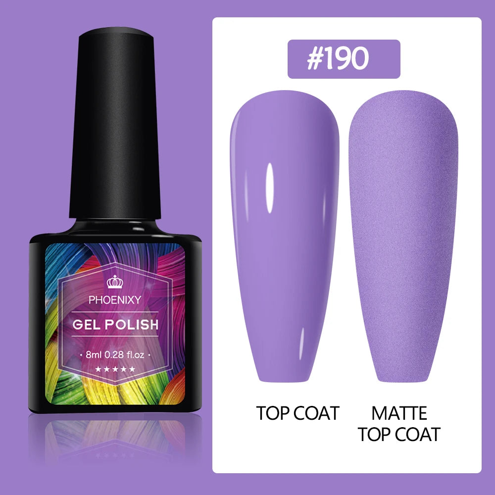 UV LED Gel Nail Polish 70 Colors Glitter 7ml