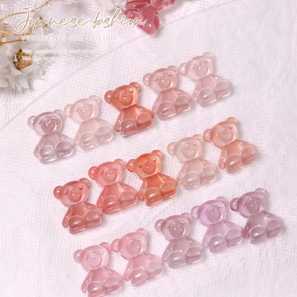 Vendeeni 24 Colors Jelly Transparent Gel Nail Polish 15ml