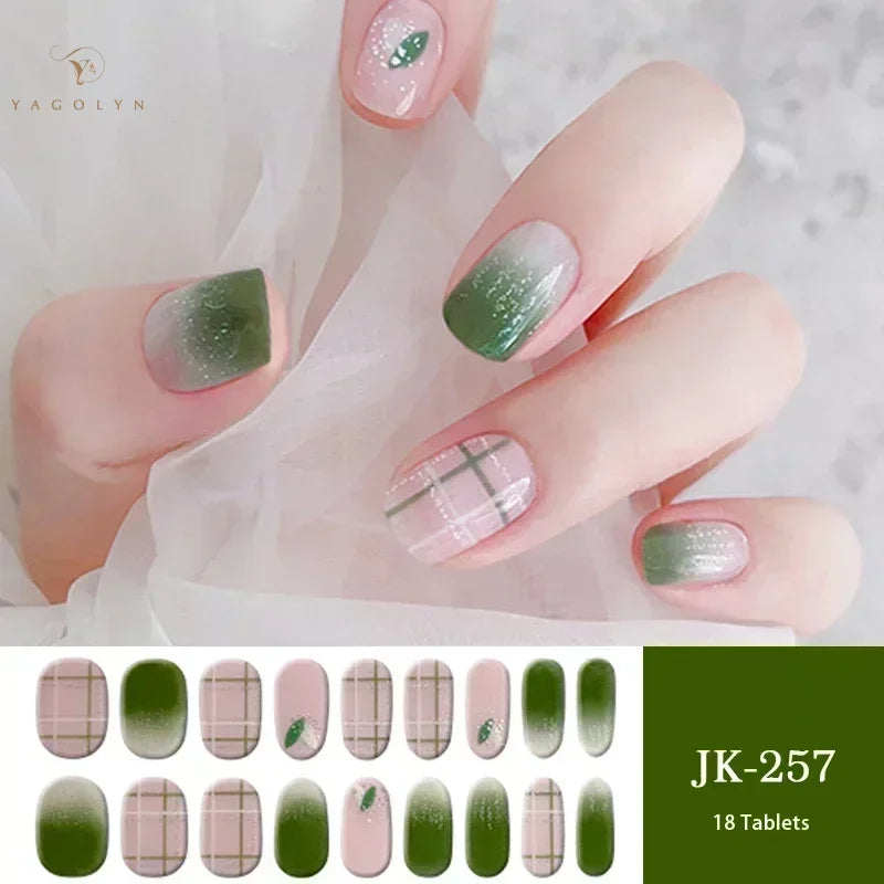 1 Sheet Semi-Cured Gel Nail Strips