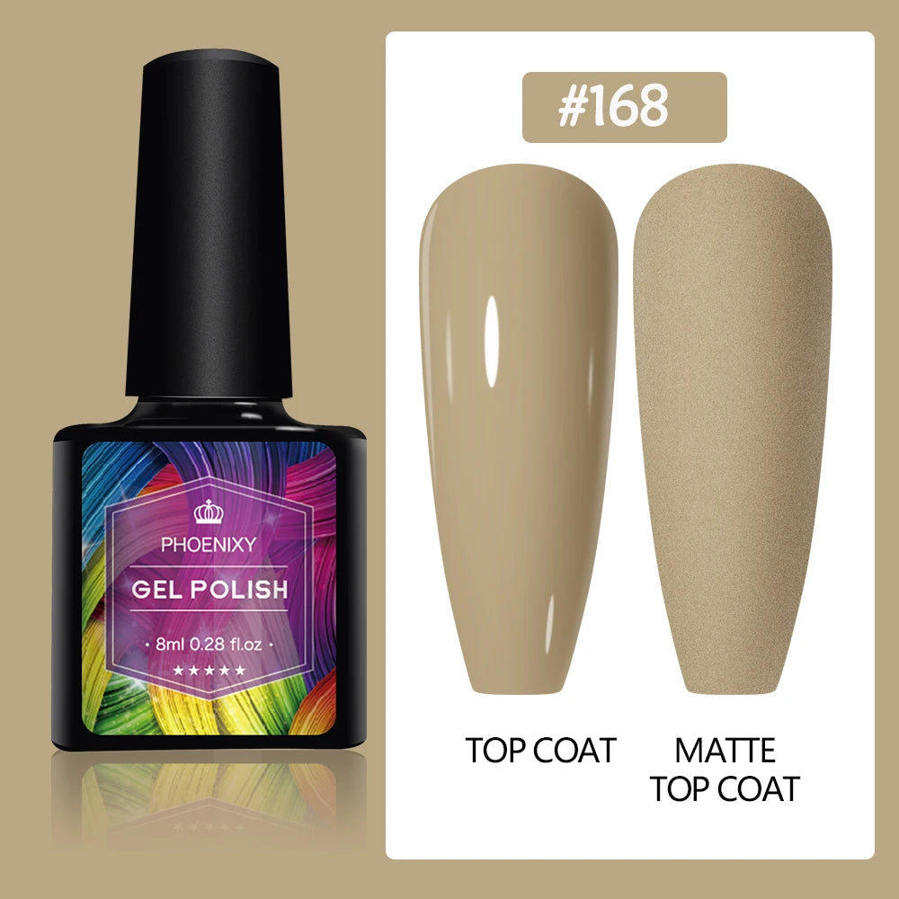 UV LED Gel Nail Polish 70 Colors Glitter 7ml
