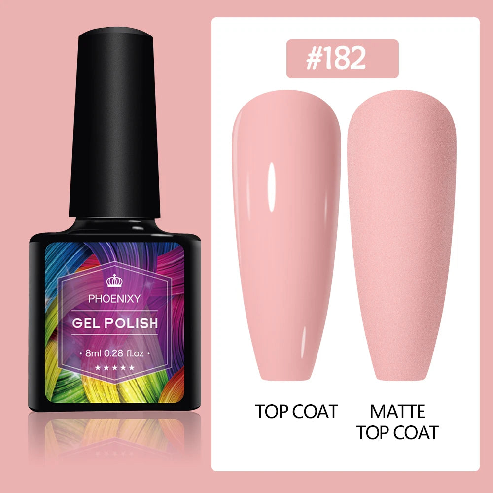 UV LED Gel Nail Polish 70 Colors Glitter 7ml