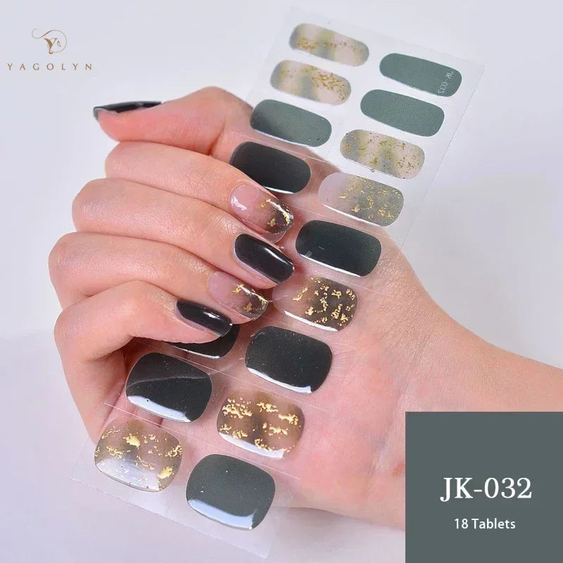 1 Sheet Semi-Cured Gel Nail Strips