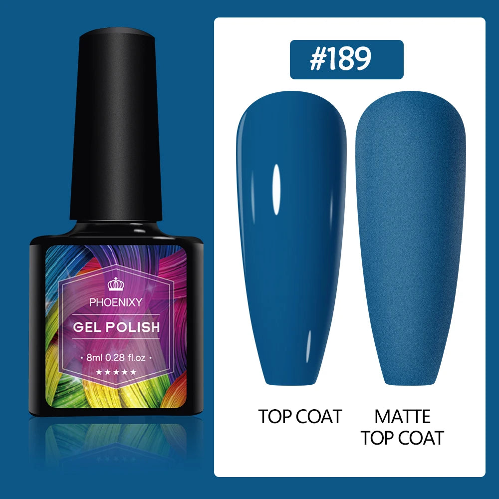 UV LED Gel Nail Polish 70 Colors Glitter 7ml