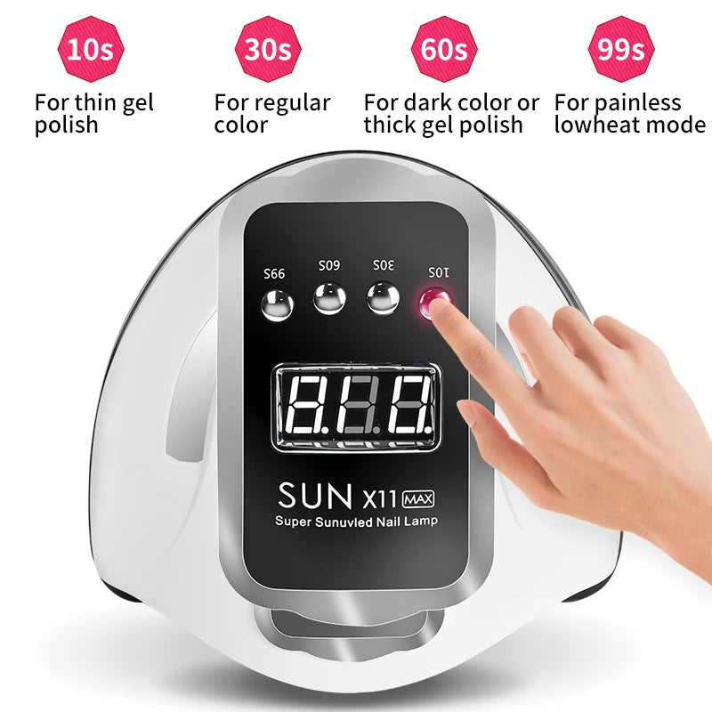 Nail Polish/Acrylic Nail/Poly Nail Gel Kit with Nail Lamp