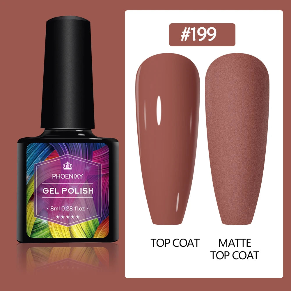 UV LED Gel Nail Polish 75 Colors Glitter 7ml