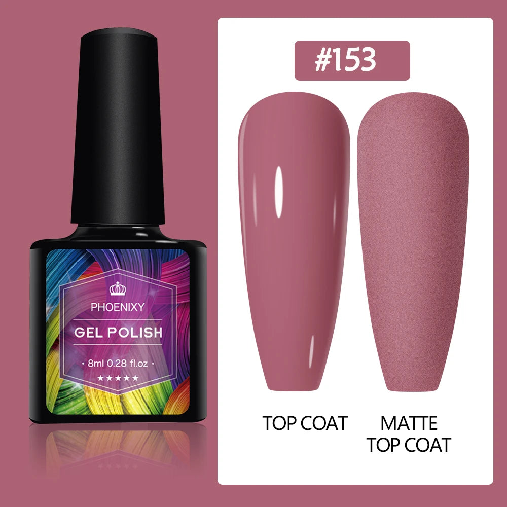 UV LED Gel Nail Polish 75 Colors Glitter 7ml