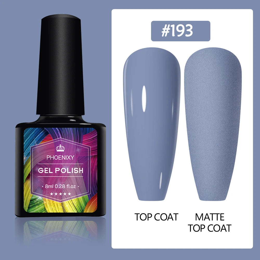 UV LED Gel Nail Polish 70 Colors Glitter 7ml