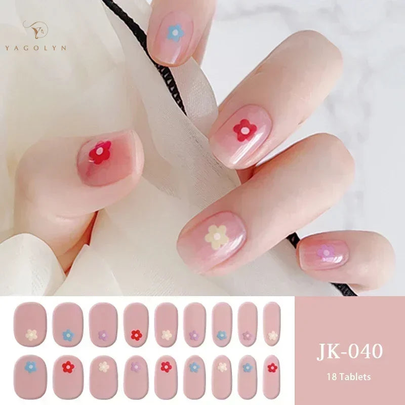 1 Sheet Semi-Cured Gel Nail Strips