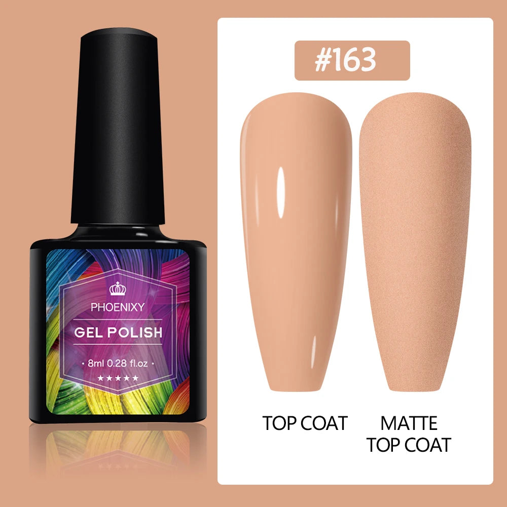 UV LED Gel Nail Polish 75 Colors Glitter 7ml
