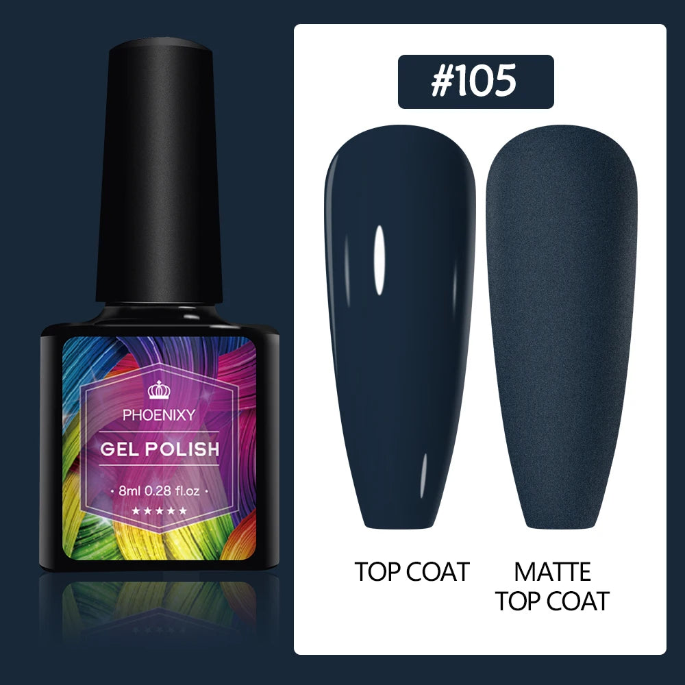 UV LED Gel Nail Polish 70 Colors Glitter 7ml