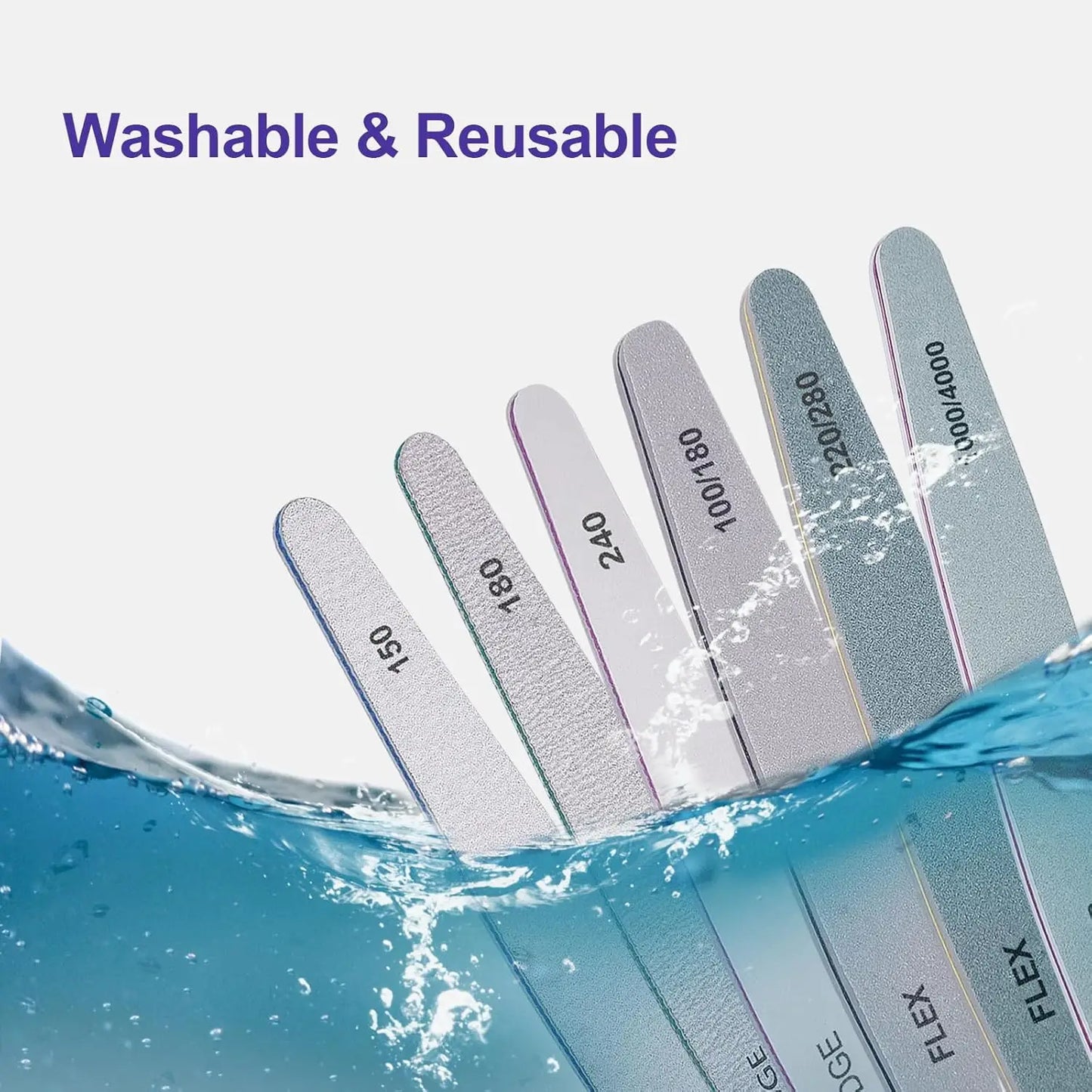 Professional Nail File and Buffer Set 6Pcs