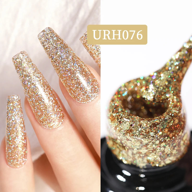 UR SUGAR 7ml Glass Bottle Color Gel Nail Polish Semi-permanent