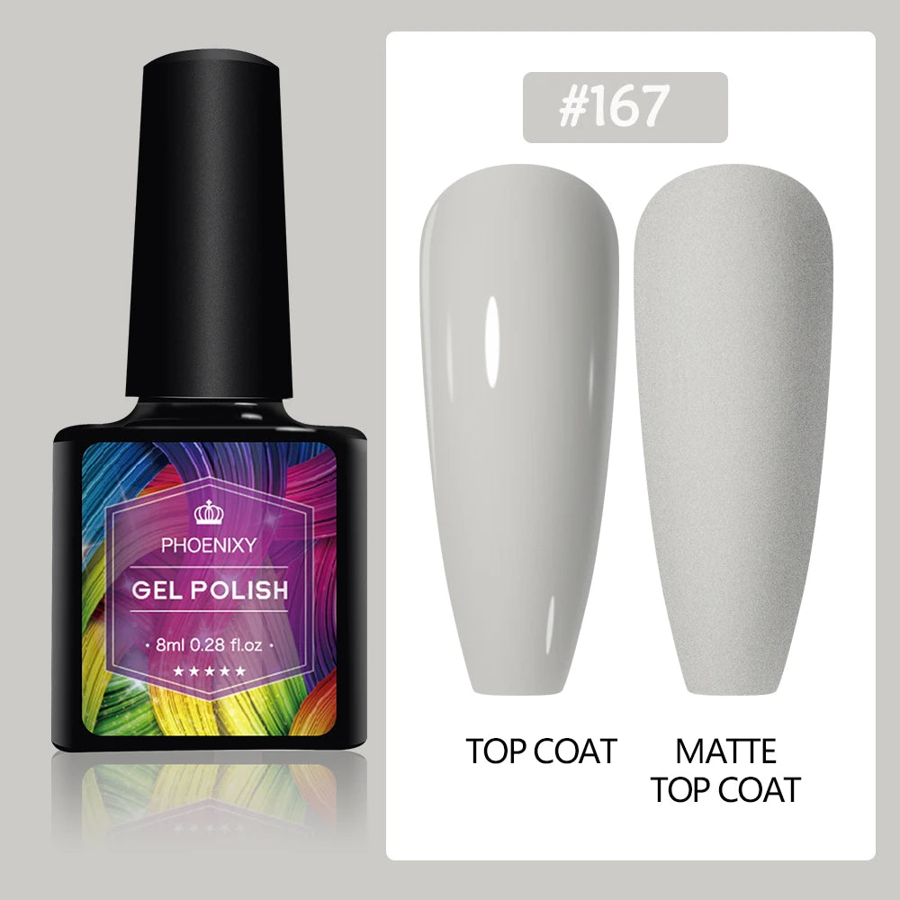 UV LED Gel Nail Polish 75 Colors Glitter 7ml