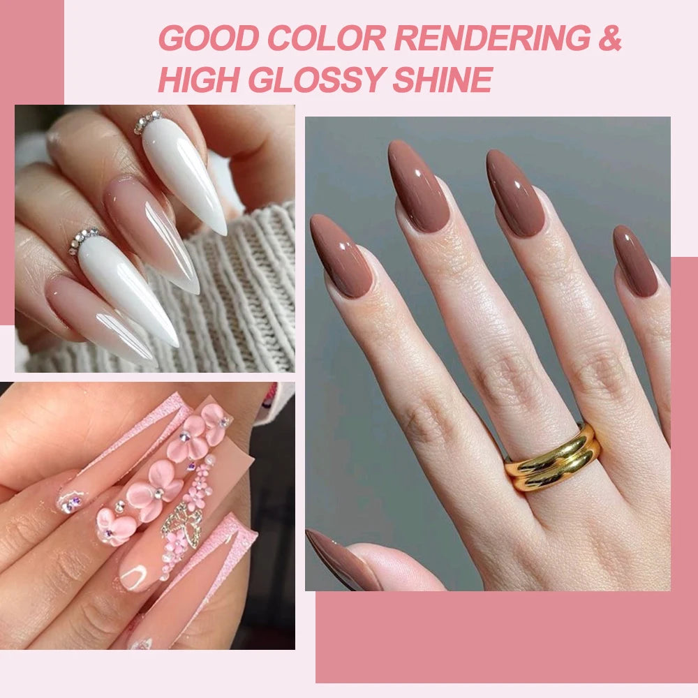 6 Colors/Set Professional Acrylic Powder