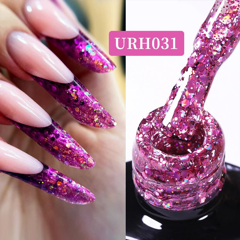 UR SUGAR 7ml Glass Bottle Color Gel Nail Polish Semi-permanent