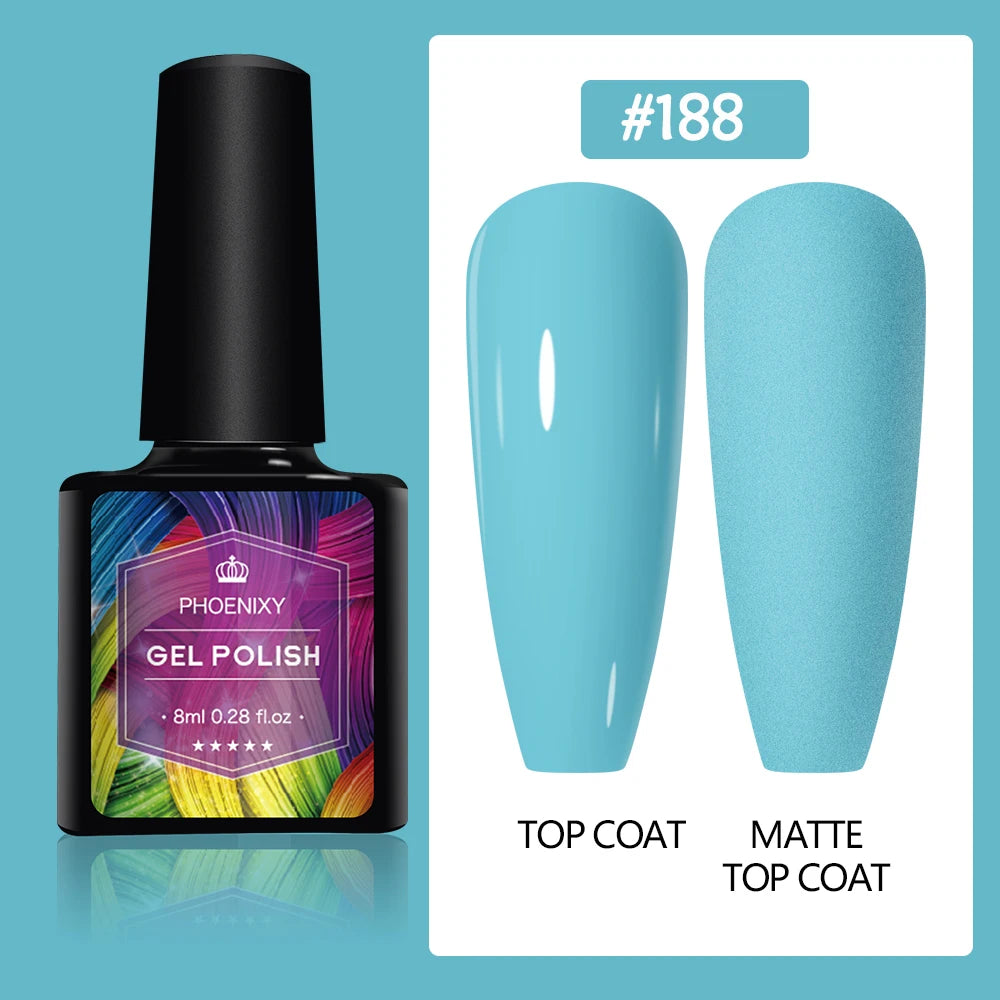 UV LED Gel Nail Polish 70 Colors Glitter 7ml