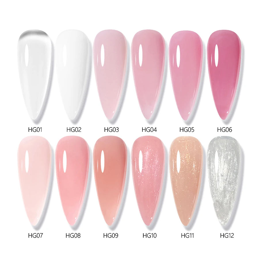 30ML Hard Gel For Nail Extension Milky White