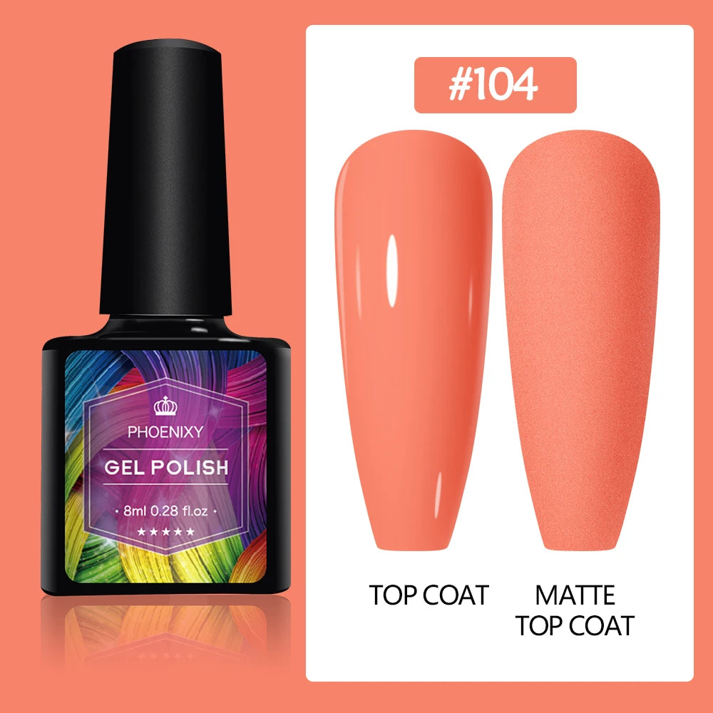 UV LED Gel Nail Polish 75 Colors Glitter 7ml