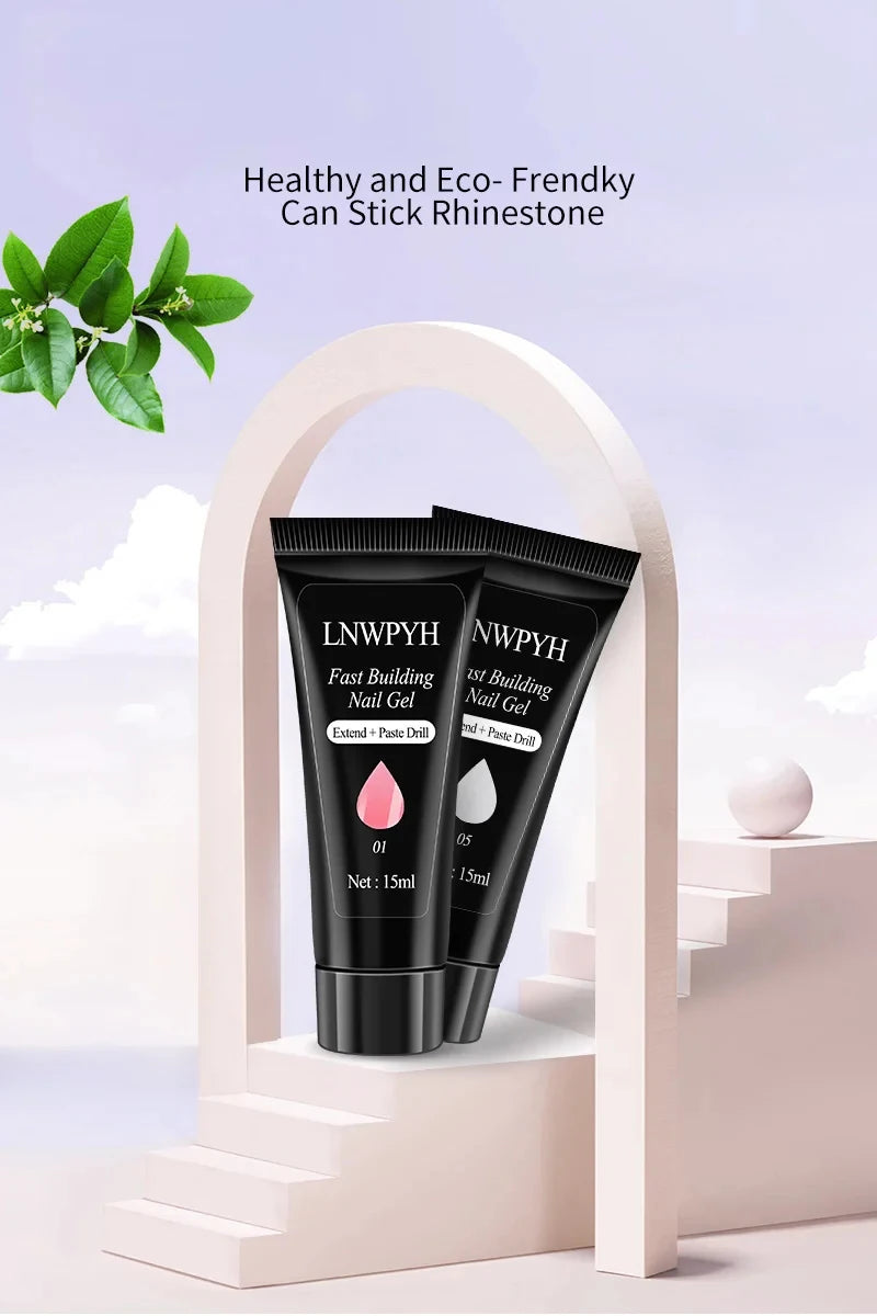 Nail Polish/Acrylic Nail/Poly Nail Gel Kit with Nail Lamp
