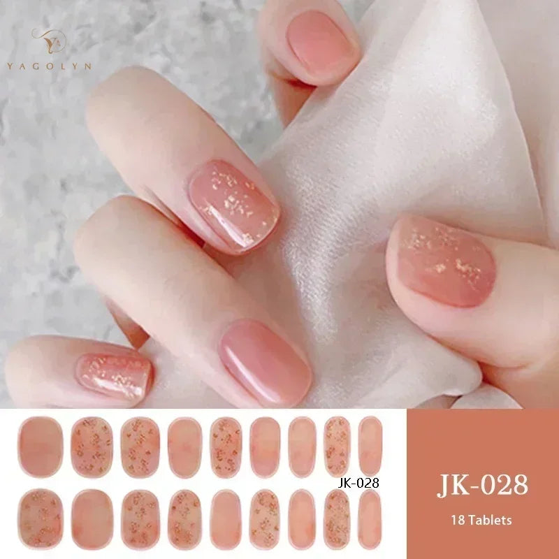 1 Sheet Semi-Cured Gel Nail Strips