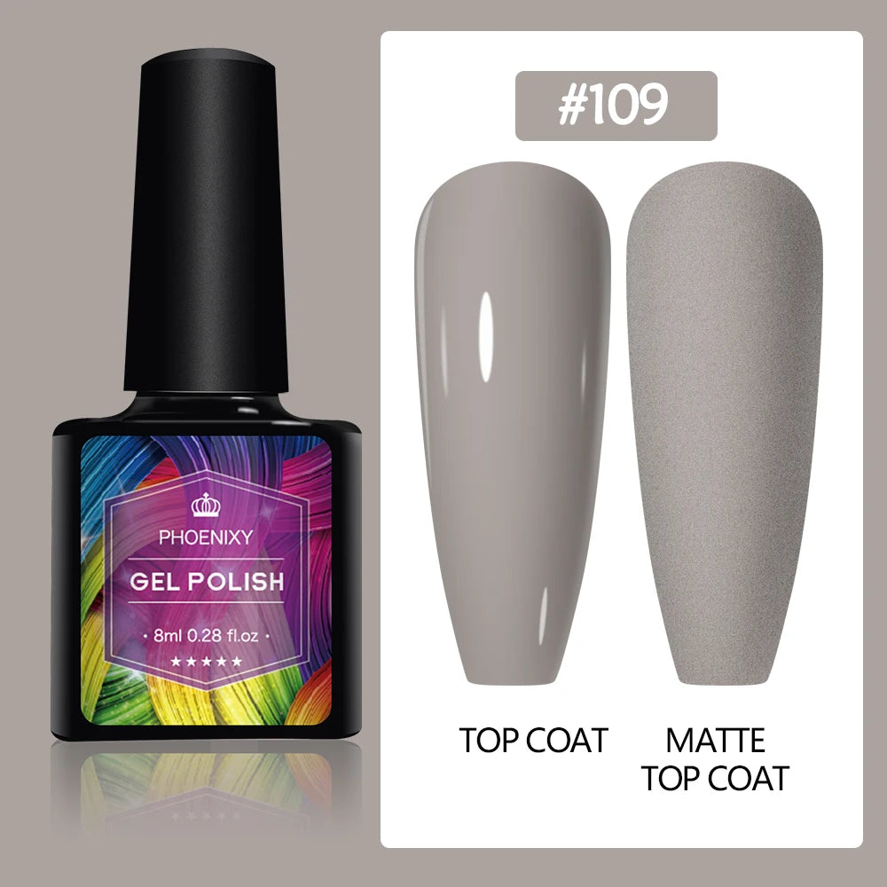 UV LED Gel Nail Polish 75 Colors Glitter 7ml