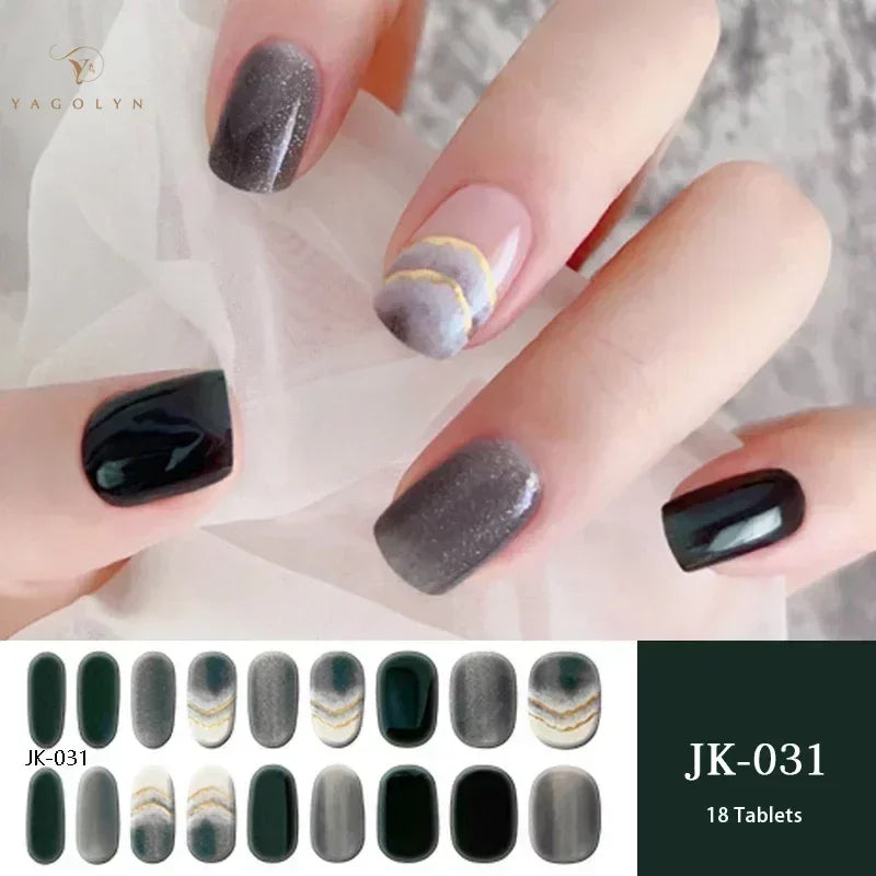 1 Sheet Semi-Cured Gel Nail Strips
