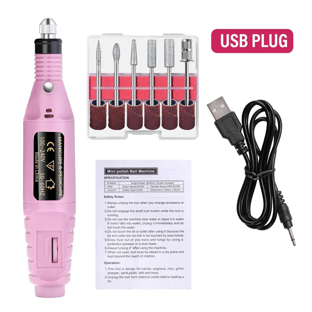 Electric Nail Drill Machine 20000RPM