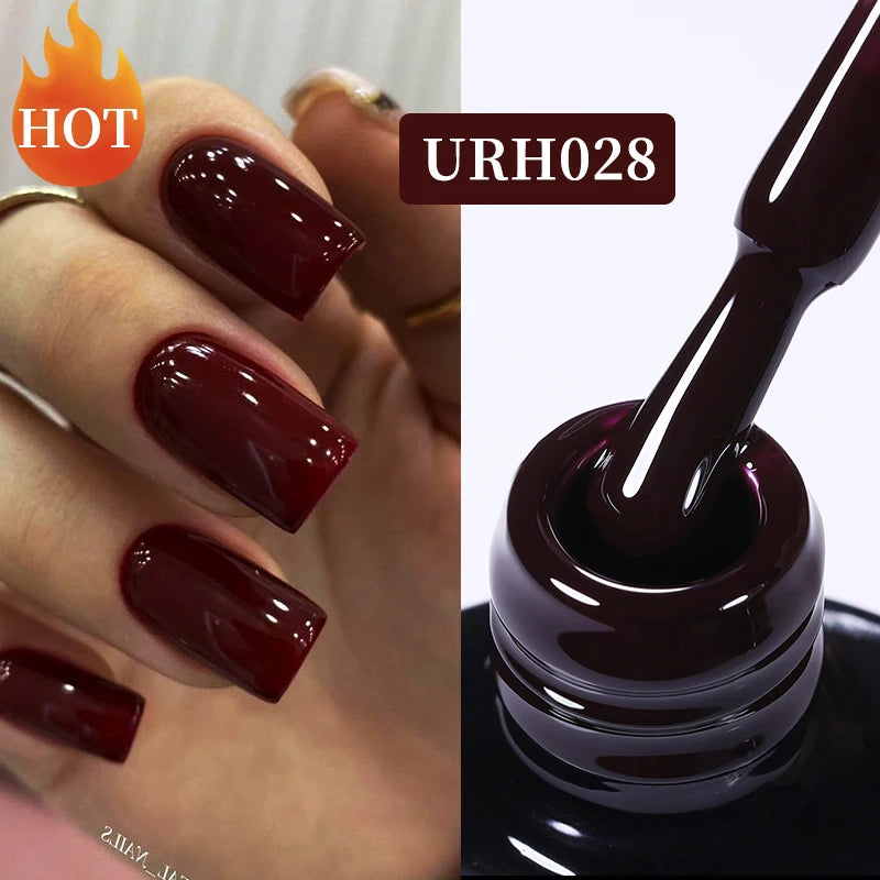 UR SUGAR 7ml Glass Bottle Color Gel Nail Polish Semi-permanent