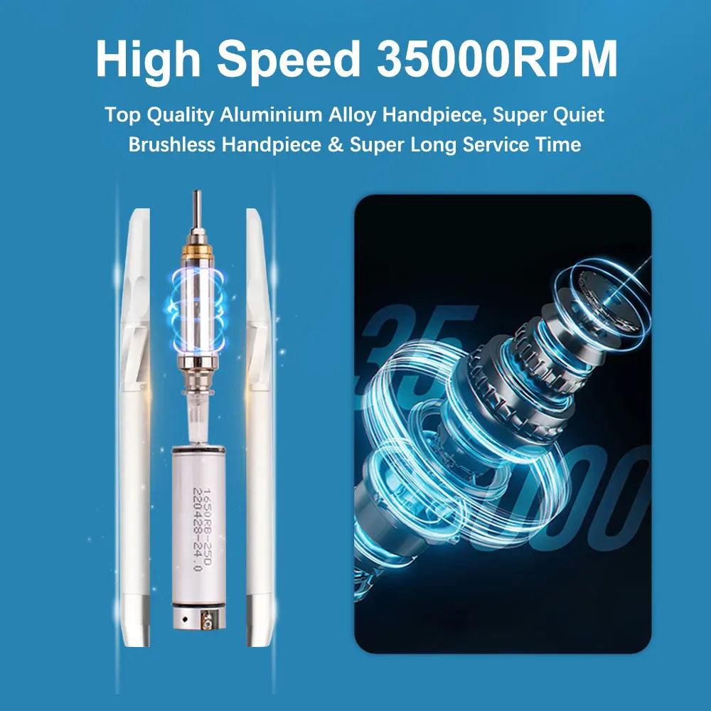 35000 RPM Cordless Brushless 85W Electric Nail Drill