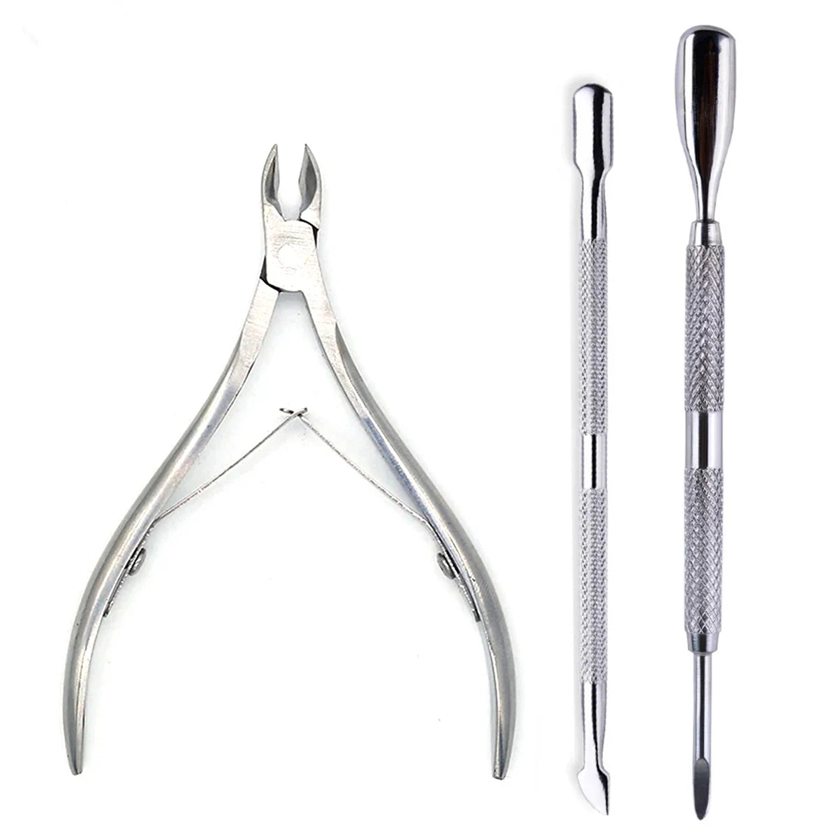 4 Pcs/Set Professional Stainless Steel Nail Care Manicure Kits