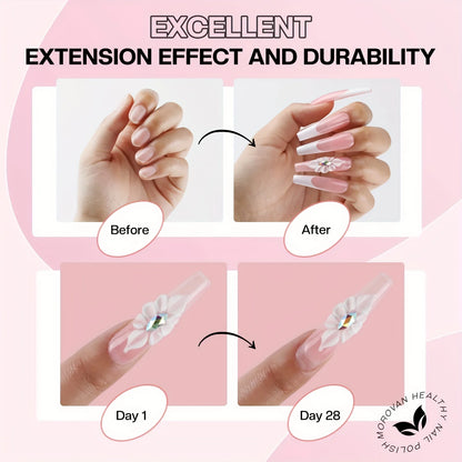 3-in-1 Beige/Pink Acrylic Nail Powder