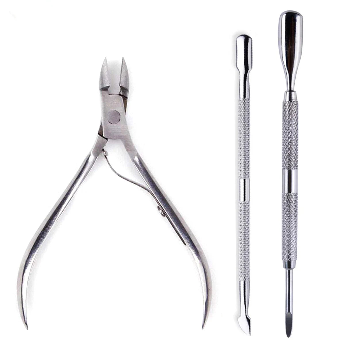 4 Pcs/Set Professional Stainless Steel Nail Care Manicure Kits