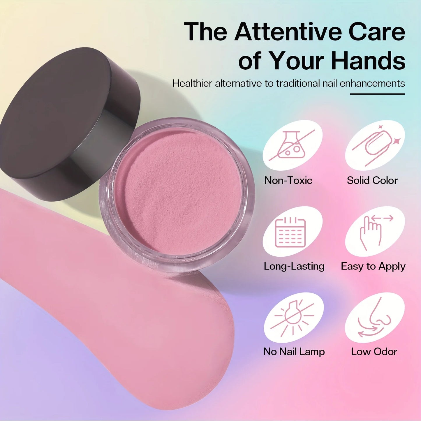 3-in-1 Beige/Pink Acrylic Nail Powder