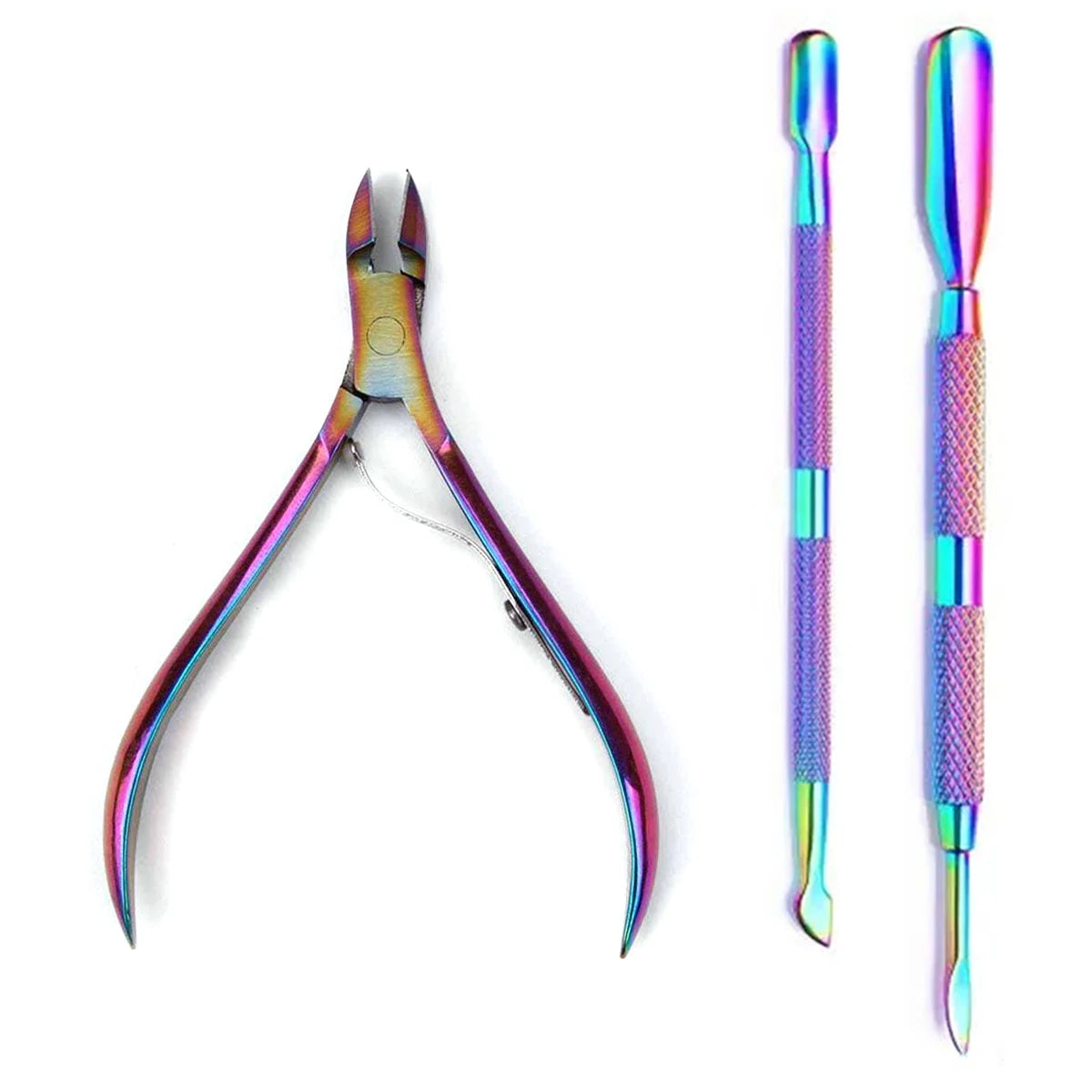 4 Pcs/Set Professional Stainless Steel Nail Care Manicure Kits