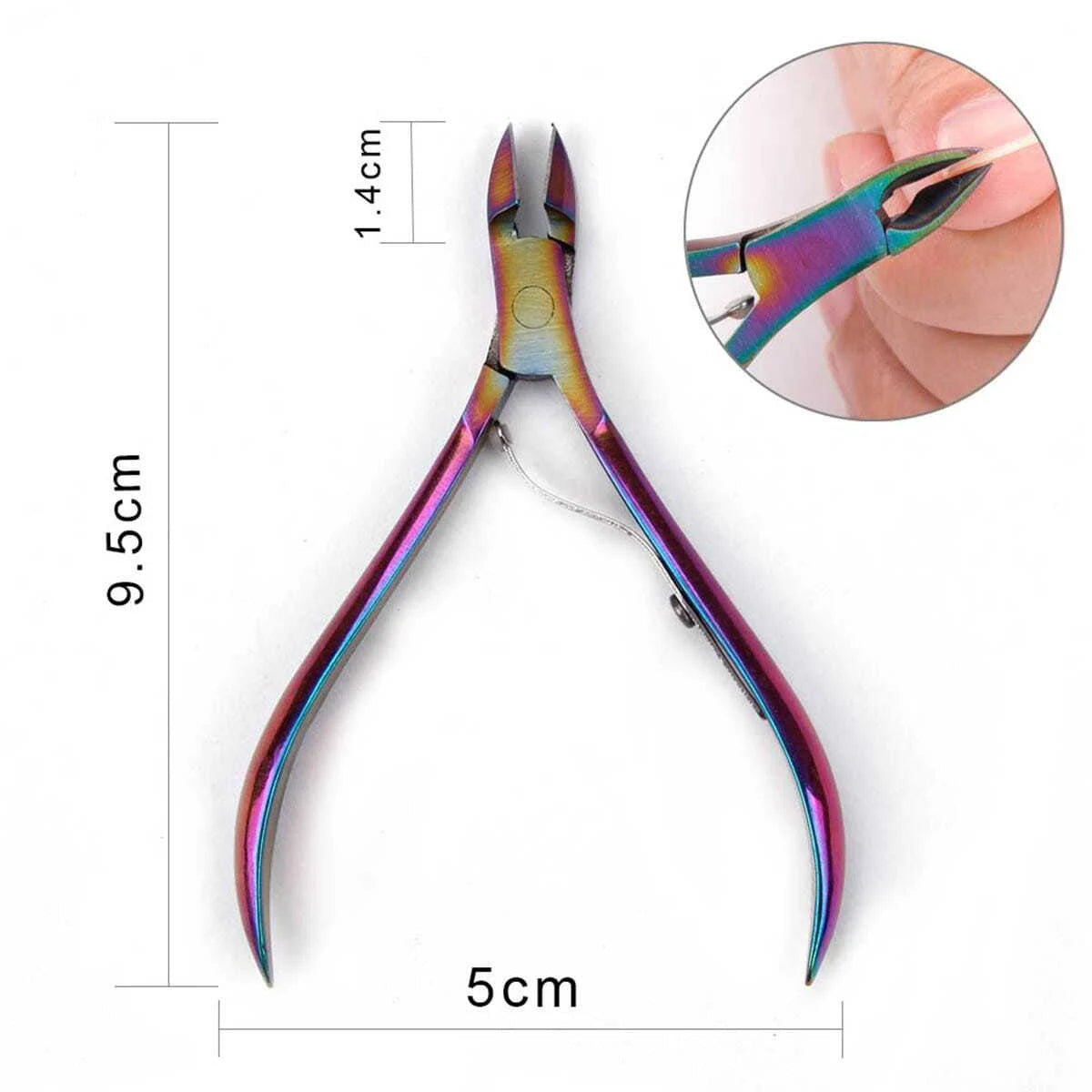 4 Pcs/Set Professional Stainless Steel Nail Care Manicure Kits