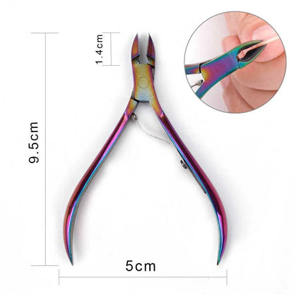 4 Pcs/Set Professional Stainless Steel Nail Care Manicure Kits