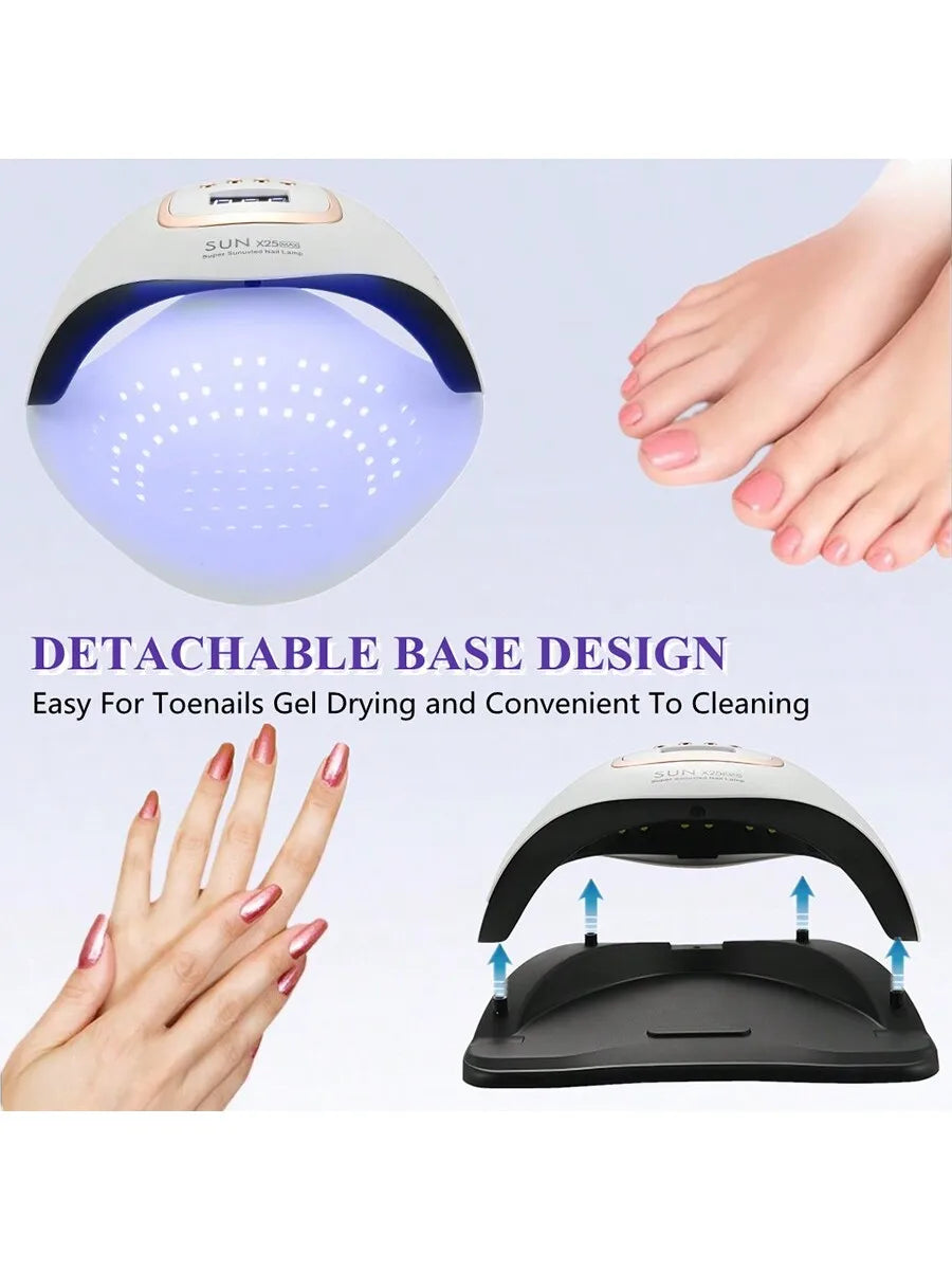 Professional UV LED Nail Lamp for Nails Gel Polish Fast Curing Dryer with 81 LEDs 4 Timer Setting