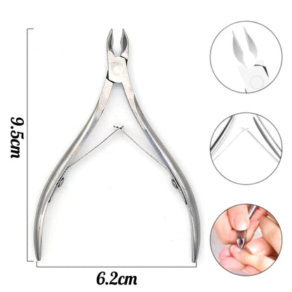 4 Pcs/Set Professional Stainless Steel Nail Care Manicure Kits