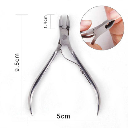 4 Pcs/Set Professional Stainless Steel Nail Care Manicure Kits