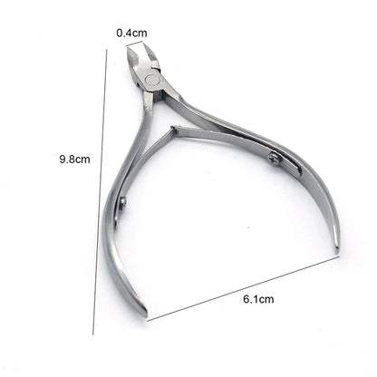 4 Pcs/Set Professional Stainless Steel Nail Care Manicure Kits