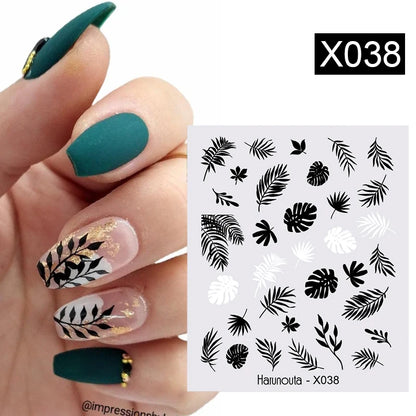 Gold 3D Nail Stickers