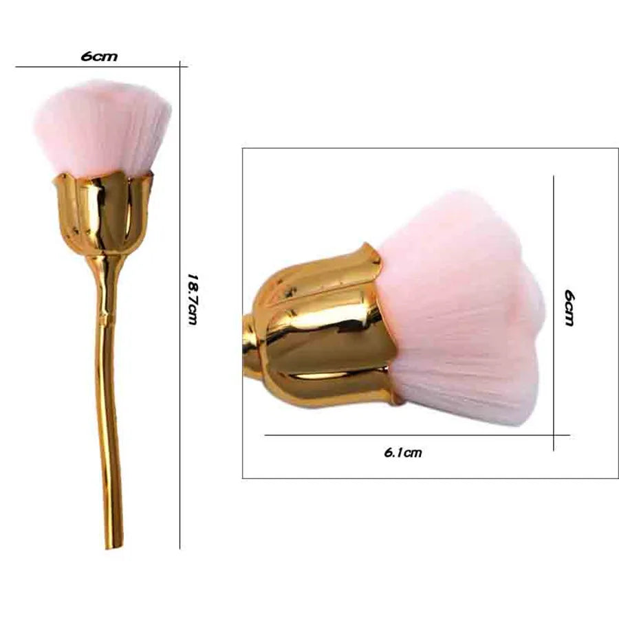 LAIKOU Rose Nail Art Dust Brush