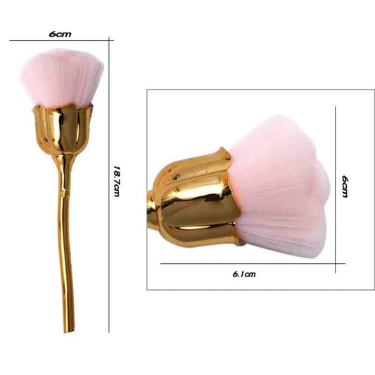 LAIKOU Rose Nail Art Dust Brush
