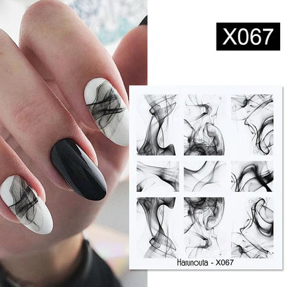 Gold 3D Nail Stickers